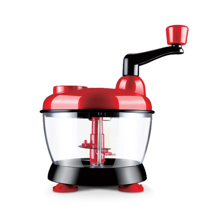 GDL Hand Crank Food Processor Chopper With Suction Base And Water Throw